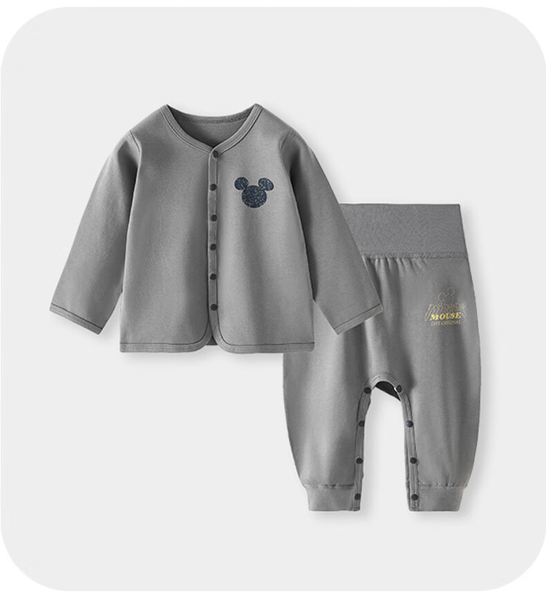 Disney Kids Cotton Pajama Set Baby Cardigan Autumn Spring Boys Girls Sleepwear 80 4