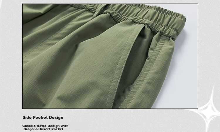 LOMBT American-Style Cargo Shorts for Men, Summer Loose Casual Sports Retro Knee-Length Shorts MT01 Light Army 2XL 7
