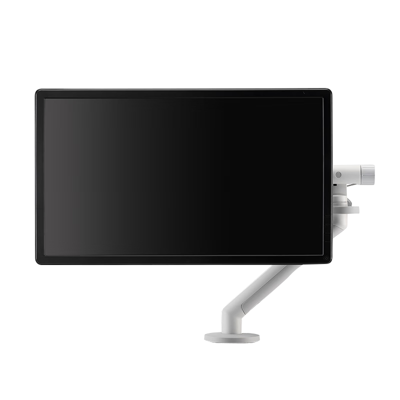 HERMAN MILLER CBS & Jingxuan Flo Monitor Stand, Computer Stand, Rotating Laptop Stand, Desktop Adjustable Arm, White