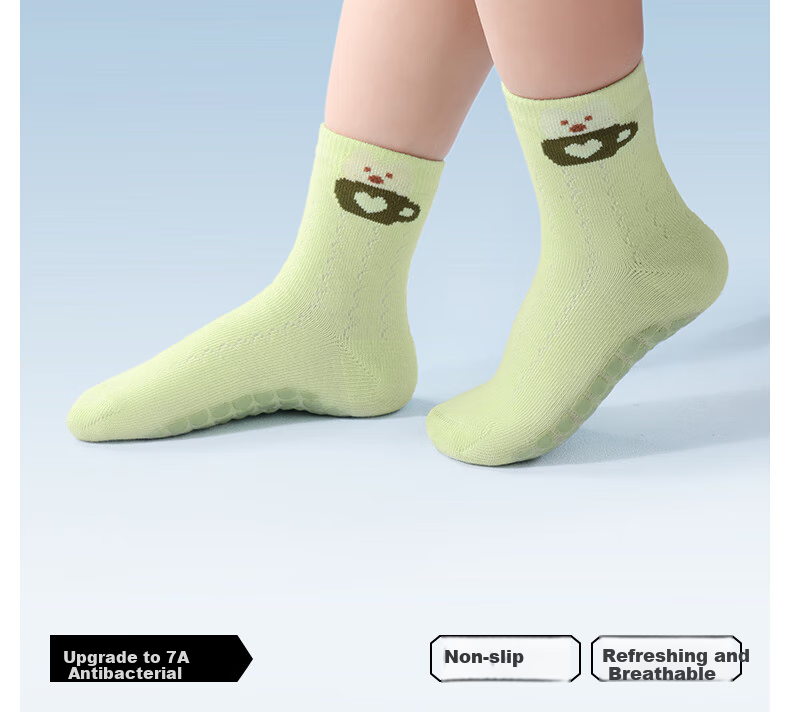 Beitaisi Children's Socks, Spring And Summer Floor Socks, Thin Solid Color Socks for Infants And Toddlers, Mid-Calf Cotton Socks for Newborns And Babies, Summer Seaso 4