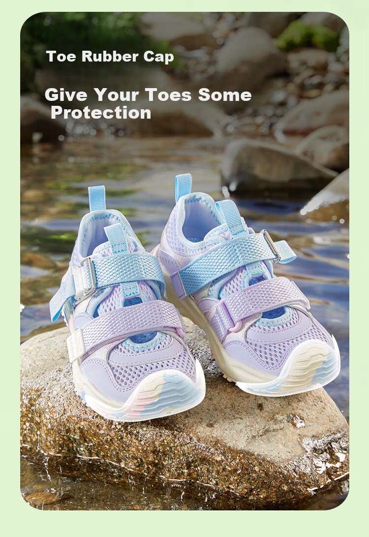 BALABALA Children's Sports Sandals, Boys And Girls Shoes, Breathable Summer New Mesh Dad Shoes 6
