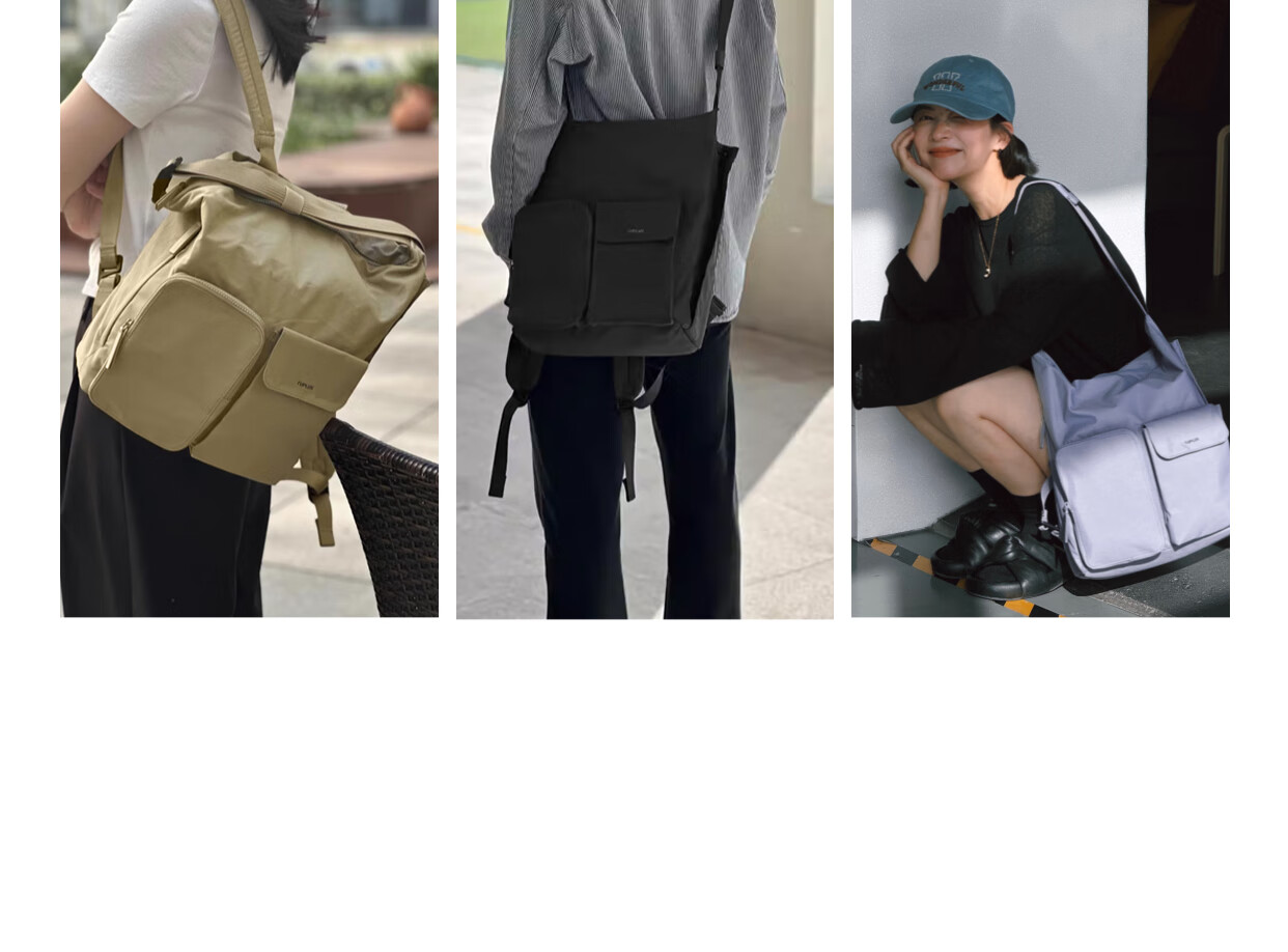 Tujia TUPLUS Comfortable Backpack, Large Capacity Travel Bag, Multifunctional Laptop Bag, Stylish Commuter Backpack, Light Mist Blue 32