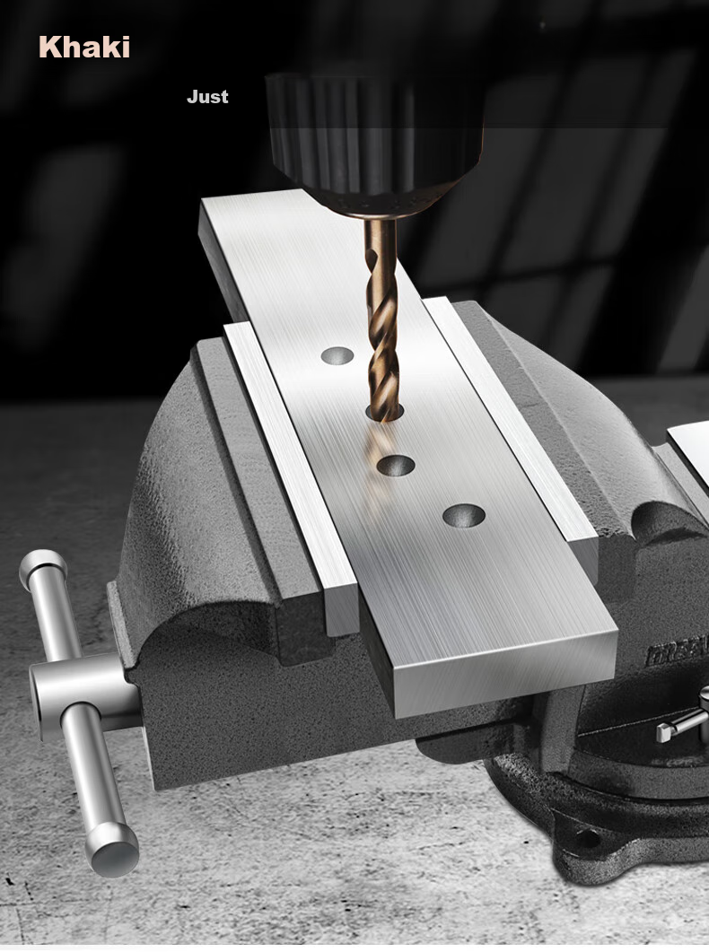 GREENER Heavy-Duty Bench Vise Workbench Multi-Functional Household Small Vise Table Industrial-Grade Flat-Jaw Clamp 3
