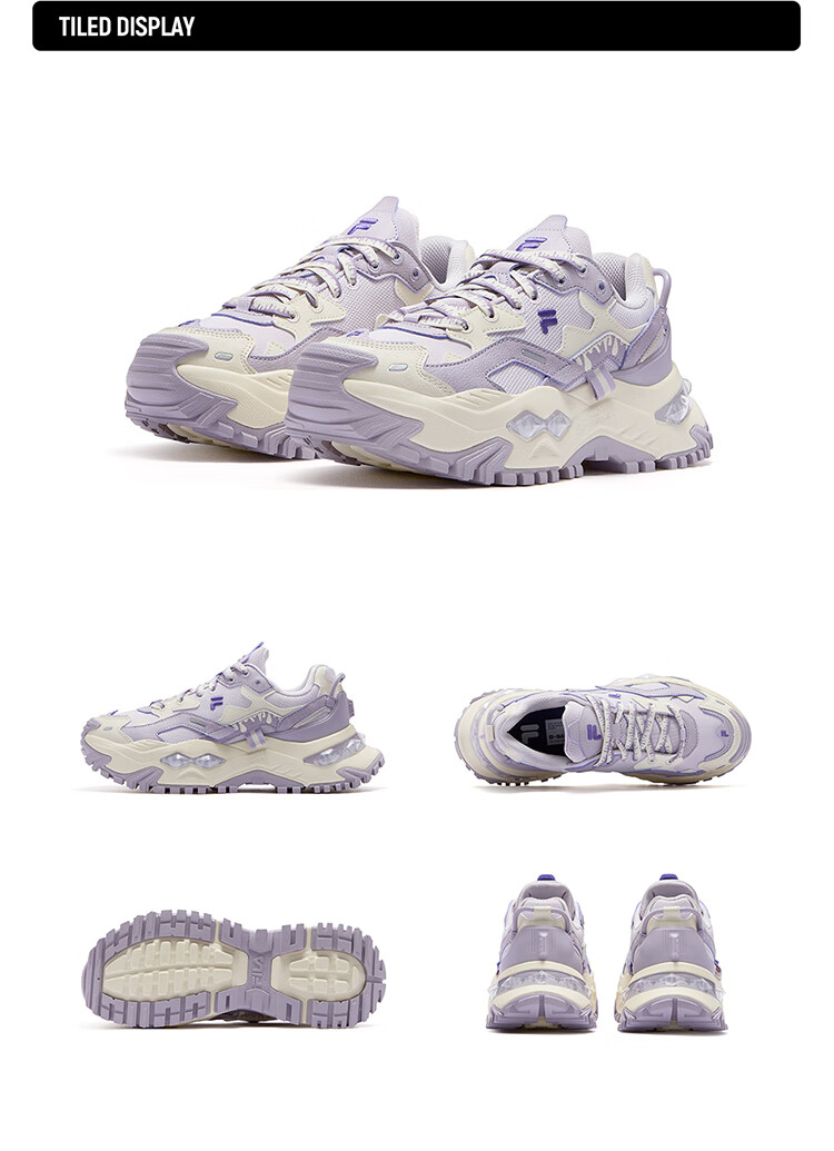 FILAFUSION Fila Trendy Women's Shoes BIANCO Platform Winter Candy Dad Sneakers 46