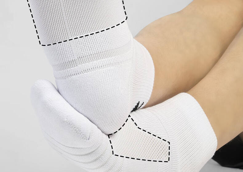 Under Armour Socks [3 Pairs] Running Basketball Badminton Marathon Low-Cut Non-Slip Cotton Socks Black L 4