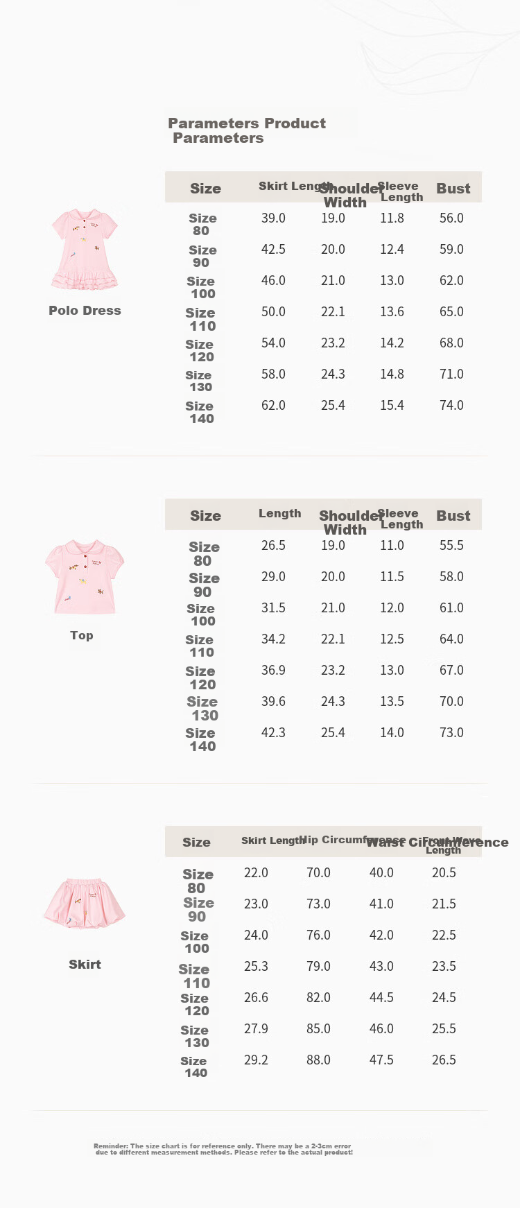 LUSON Children's Embroidered Polo Dress for Girls, Summer 2025 New Style Trendy Dress Set for Girls 6