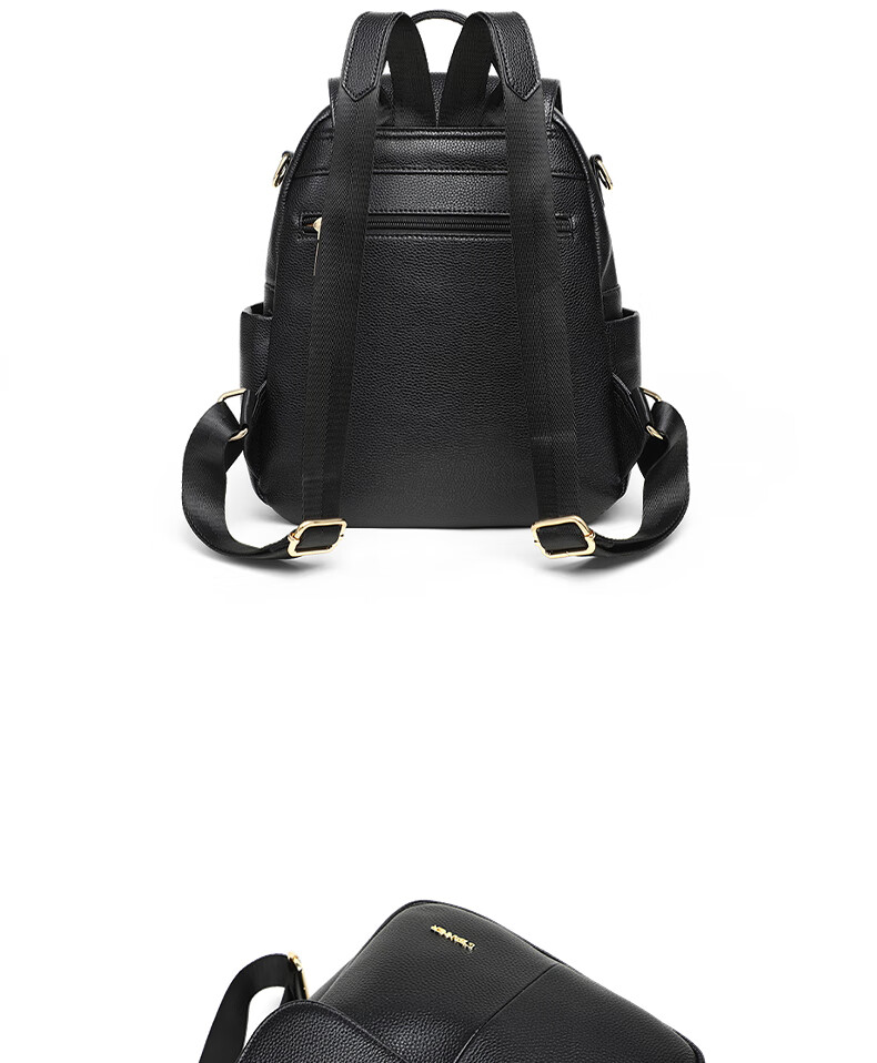 C.BANNER Top-Grain Leather Backpack for Women, Large Capacity Travel Bag, Light Luxury Birthday Mother's Day Gift, Practical Present for Mom 11