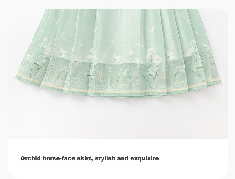 BALABALA Girls' Horse-Face Skirt Children's Outfit Summer New Embroidered Shirt Short Skirt New Chinese Style 6