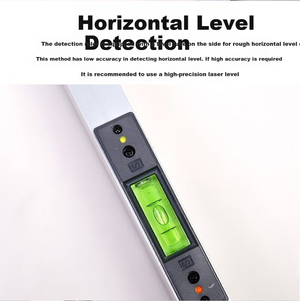 Huachang High-Precision Aluminum Alloy Straightedge, 2 Meters Long, Vertical Inspection Multi-Functional Level, Engineering Acceptance Tool for House Inspectio 11