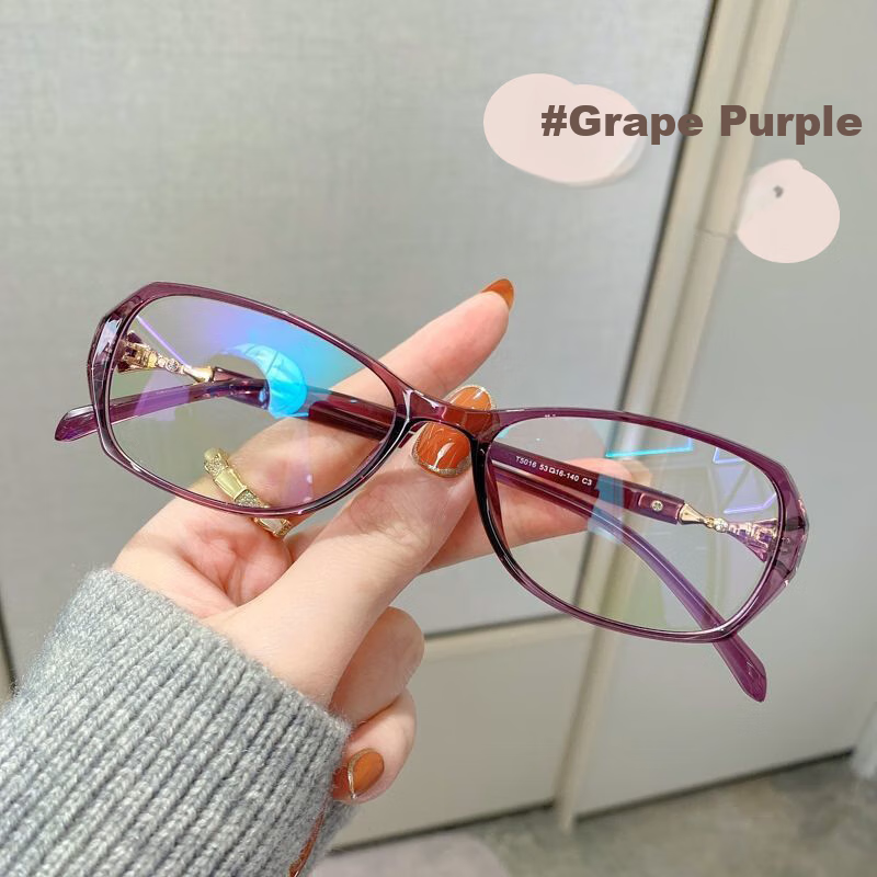 GOGOSOON Ultra-Light High-Definition Reading Glasses for Women, Anti-Blue Light, Fashionable, Youthful Appearance, Comfortable Presbyopic Glasses for Middle-Aged And Elderly, Father's Glasses