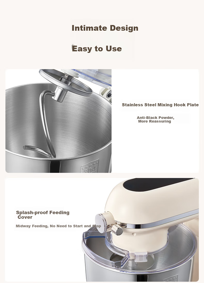Joyoung Kitchen Machine, Home Use Quiet Dough Mixer, Kneading Machine, 7L Large Capacity, Top-Loading Touch Control, Fully Automatic Multifunctional Food Processor M70-MC996 12