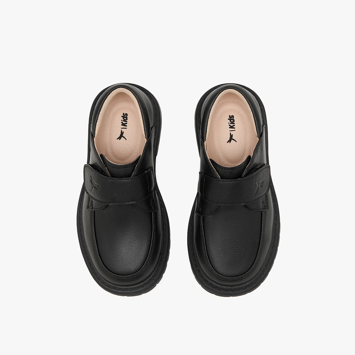 RED DRAGONFLY Children's Autumn Shoes, Boys' Flats, Soft-Soled Youth Leather Shoes, British Style, Q53AD004, Black, Size 37 8