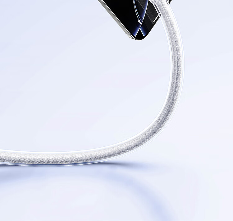 BASEUS Apple 18W Charging Cable, Dual-Head Type-C Data Cable, PD100W Compatible with IPhone17P/16/15, Phones, Mac Computers, IPad, Huawei, Honor, Xiaomi, 2 Meters, Pink 3