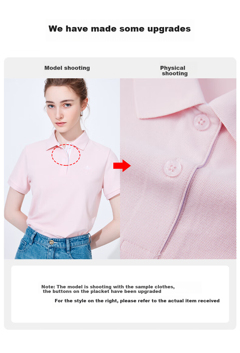 Navigare Women's Casual Commuter Polo Collar Short-Sleeve T-Shirt 2325524509 4
