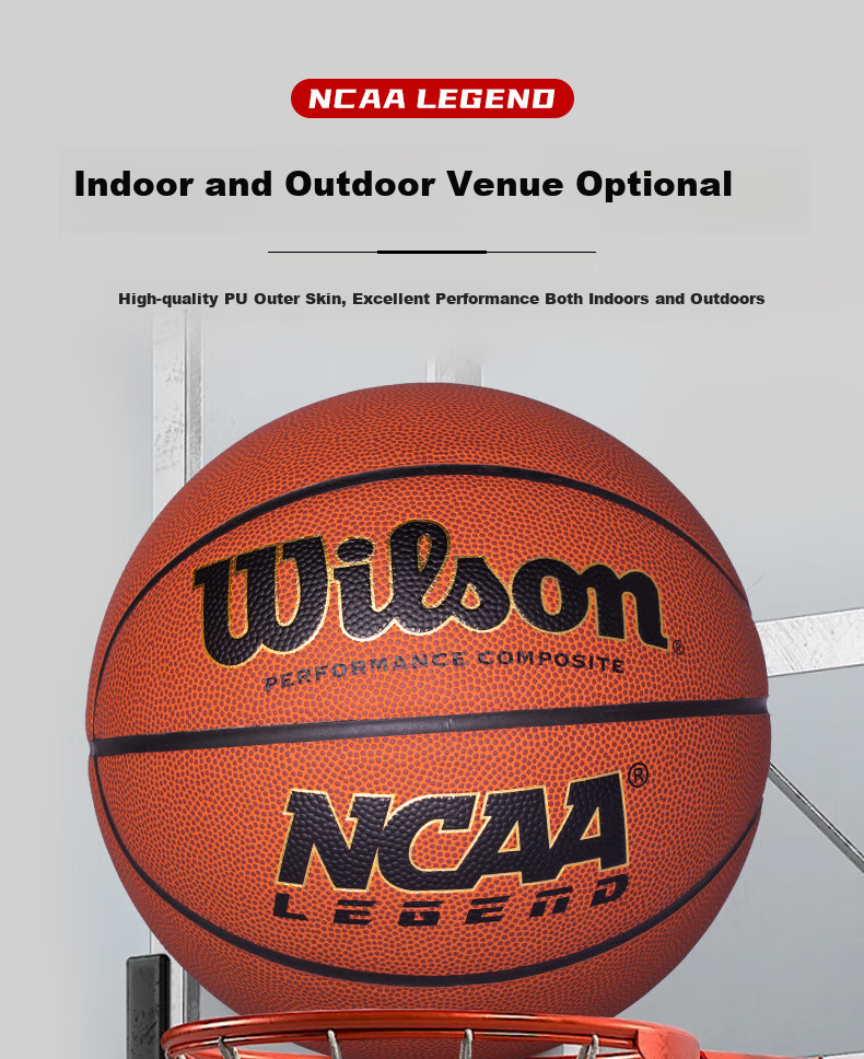 Wilson EOS GOLD Professional Competition Indoor And Outdoor Wear-Resistant Basketball, Size 7, WTB6201IB07CN 9