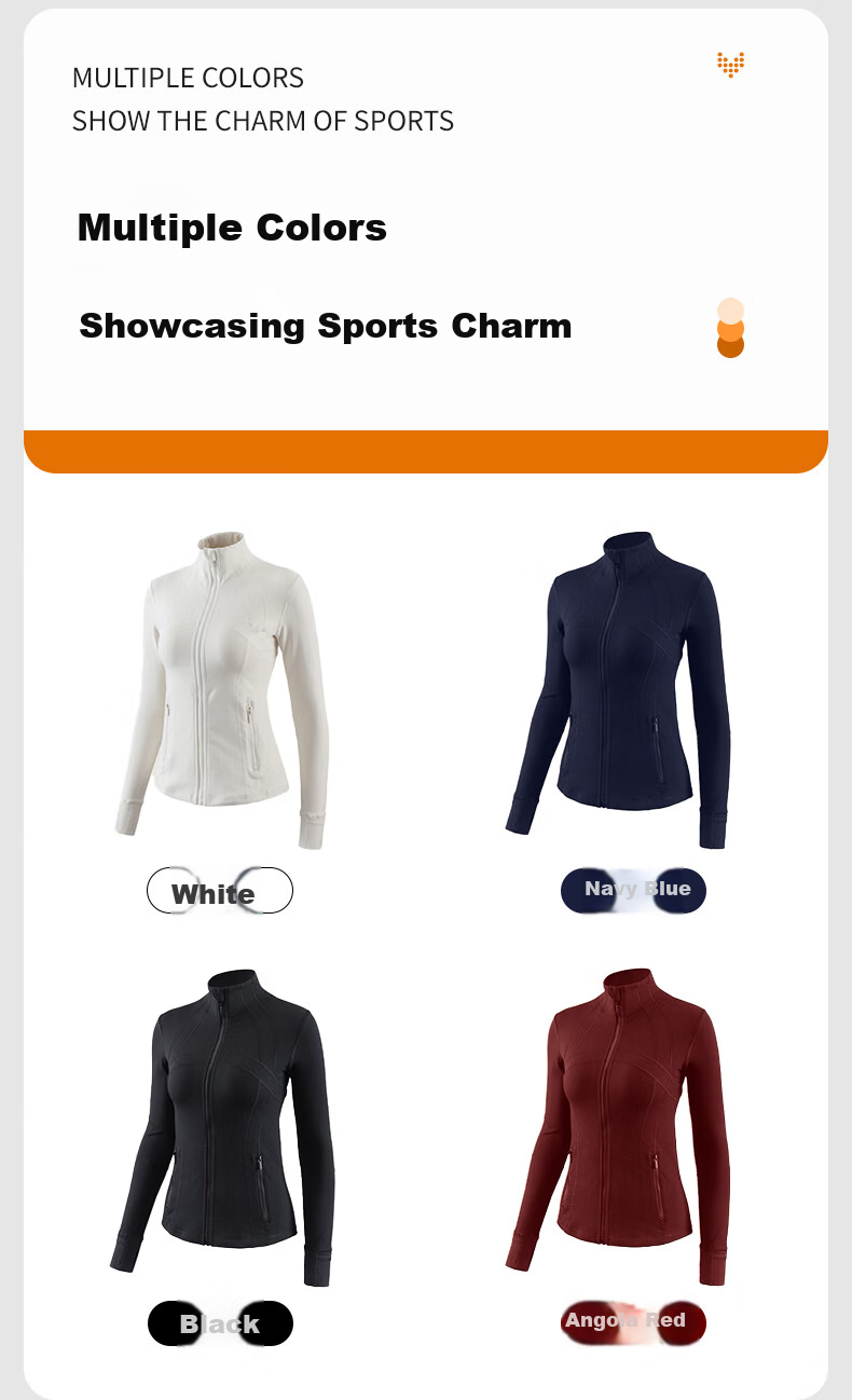 BOPRUIEY Women's Short Jacket, Spring And Summer Yoga Wear, Long-Sleeve Zip-Up Top, Skin-Friendly, Naked Feel, Slim-Fit Sports Coat for Outer Wear 9