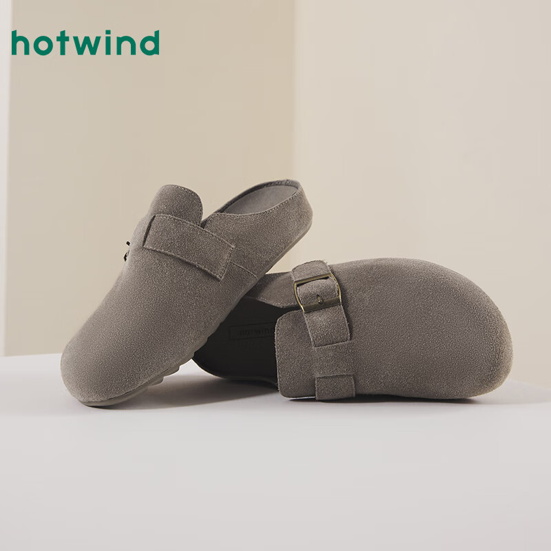 Hotwind Mall Women's Commuter Birkenstock Style Spring New Versatile Slip-On Lazy Shoes Soft Sole Sandals