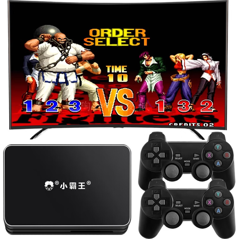 Игровая приставка Xiaobawang Wireless Dual Controller, ретро, красная и белая, подключение к ТВ, 20000 игр