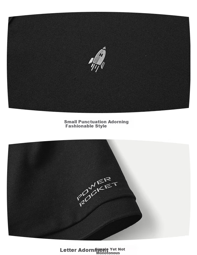 HLA Short-Sleeve Polo Shirt for Men, Light Business Aviation Series, Cool-Feeling Short Sleeves for Men in Summer 14