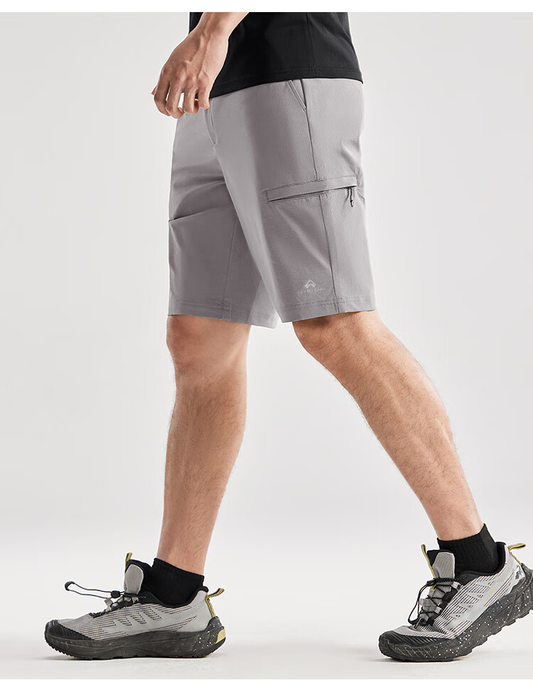 Pioneer Camp Quick-Dry Men's Summer Outdoor Water-Repellent Loose Fit Stretch Sports Casual Cargo Shorts 23