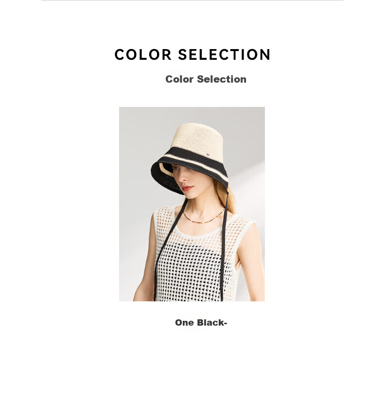 ELLE Straw Hat, Elegant Hollow Sun Protection Hat, Beach Sun Hat, Lyocell, Gift for Girlfriend 26