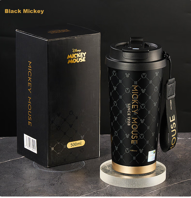 Disney Insulated Mug, Large Capacity Coffee Cup, Portable Travel Cup, 316 Food-Grade Stainless Steel Gift, 500ml 11