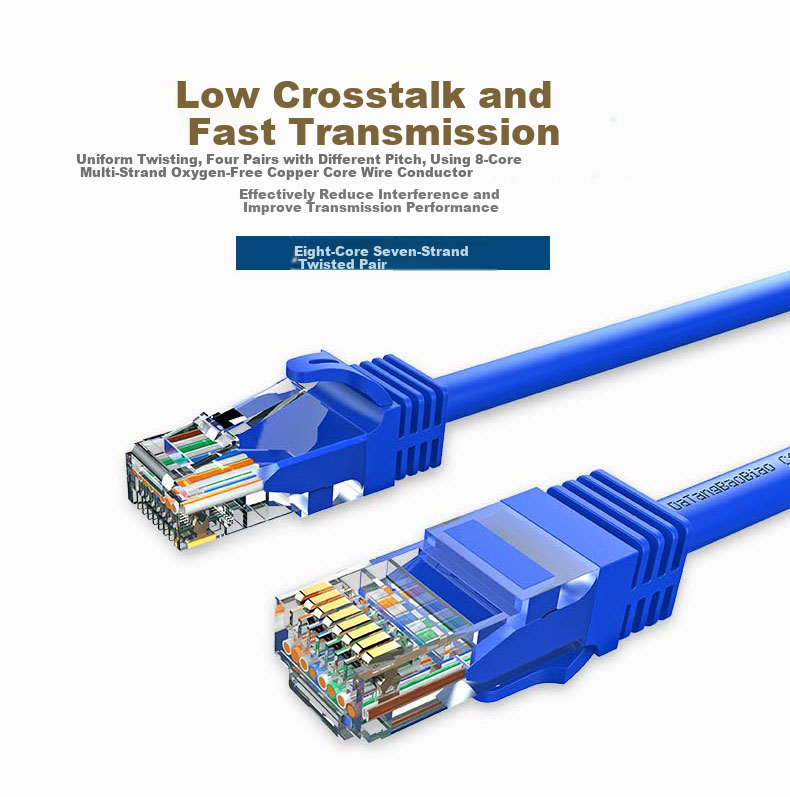 Datangbaobiao Cat6a Twisted Pair Network Cable, Ethernet Cable, Cat6a 3-Meter Network Patch Cord, DT2808-503 4