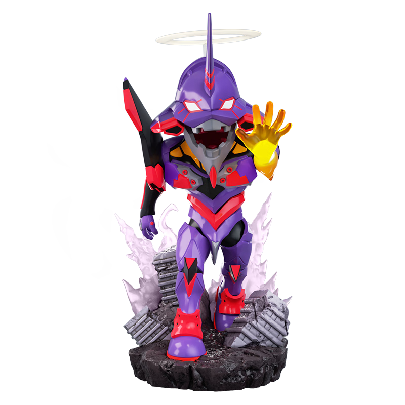 Funism Birthday Gift EVA Rebuild Project Blind Box Neon Genesis Evangelion Figure Display Case