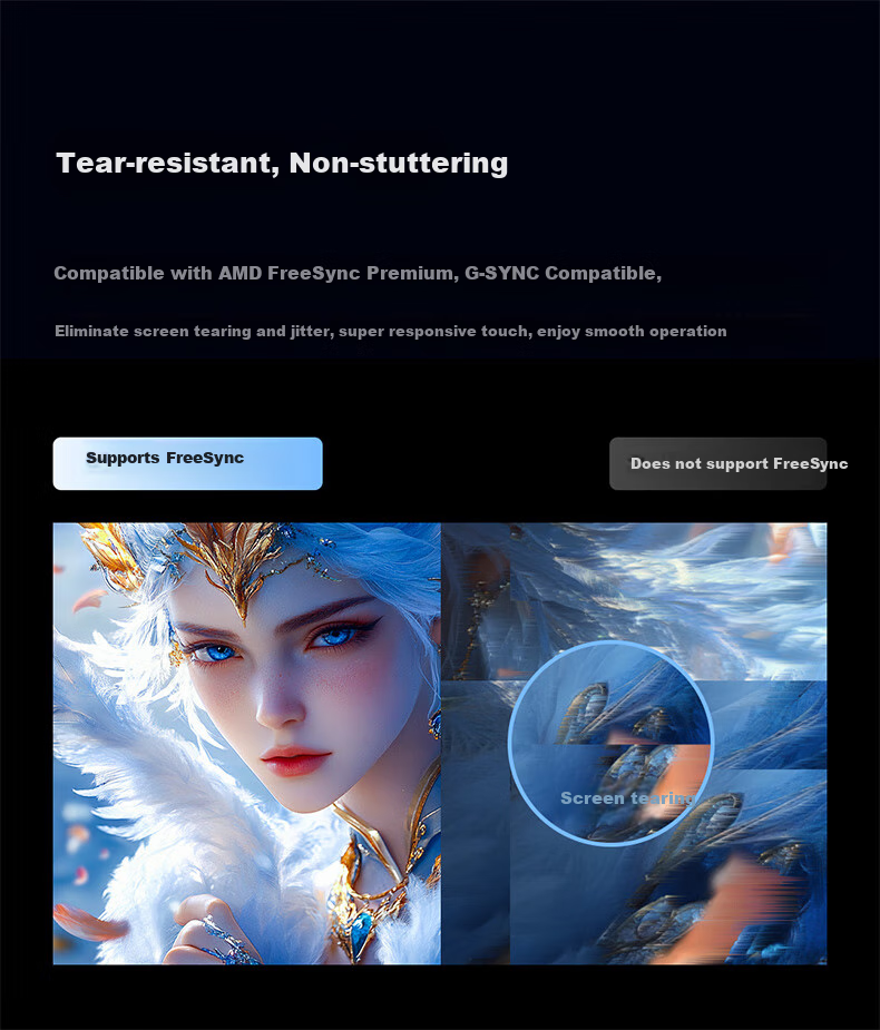 FFALCON 31.5-Inch 4K 165Hz 1400 Zone QD-MiniLED High Refresh Rate Gaming Monitor, Type-C 90W, Office Computer Display R32U81 4