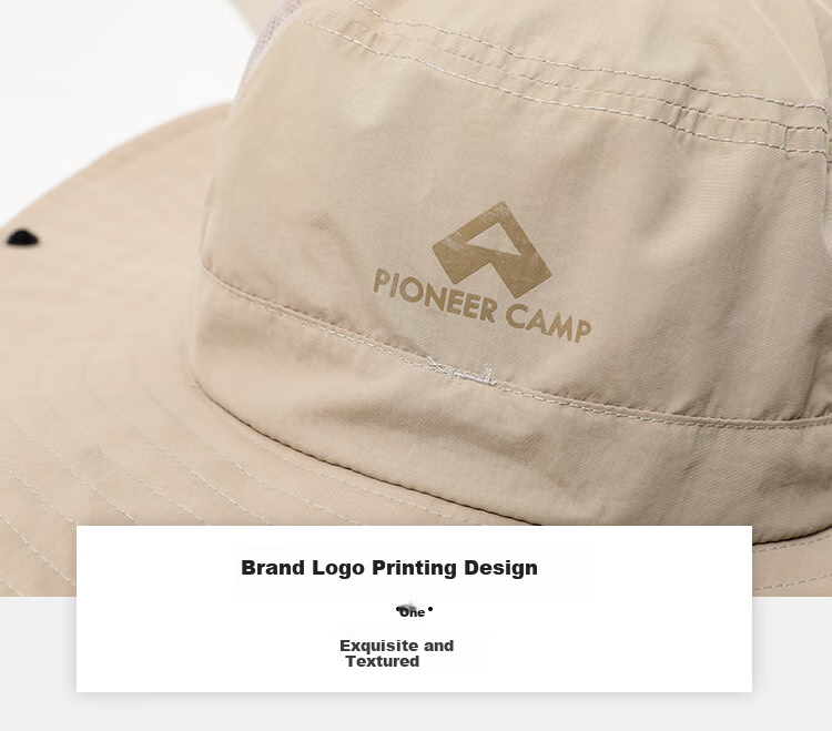 Toread Outdoor Sun Protection Bucket Hat with Face Mask for Men and Women, Large Brim Sunshade Fishing Hat, Black, Size L 16