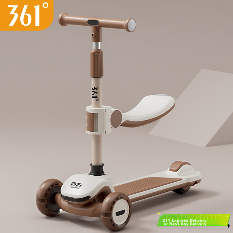 361° Scooter for Boys And Girls, Suitable for Ages 1-3 Children Can Sit on It, Kids' Kick Scooter, Holiday Gift YM-002