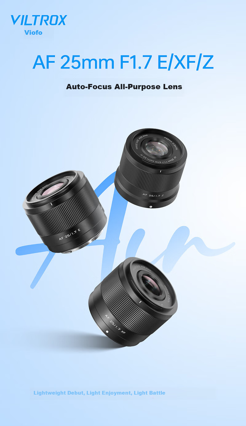 VILTROX AF 25mm F1.7, Nikon Mount, Large Aperture, Auto Focus, All-Round Prime Lens, Suitable for Z30, Z50, ZFC, Z50II Mirrorless And DSLR Cameras 1