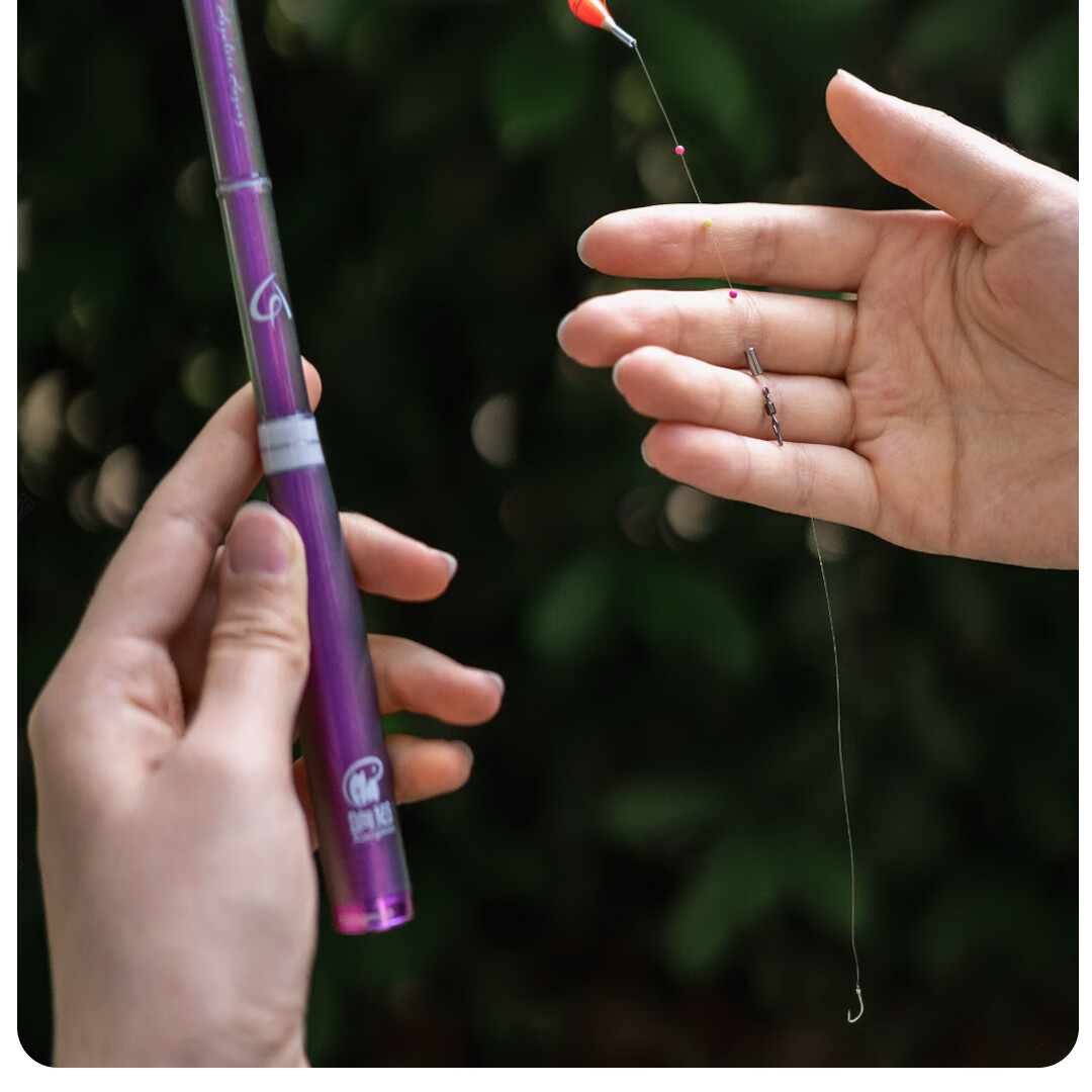 Xiangmao Fishing Line Set for Small Bait, Baition Carp Fishing Hook Line, Small Bait Float Set, Finished Product Stream Fishing Line Set 4