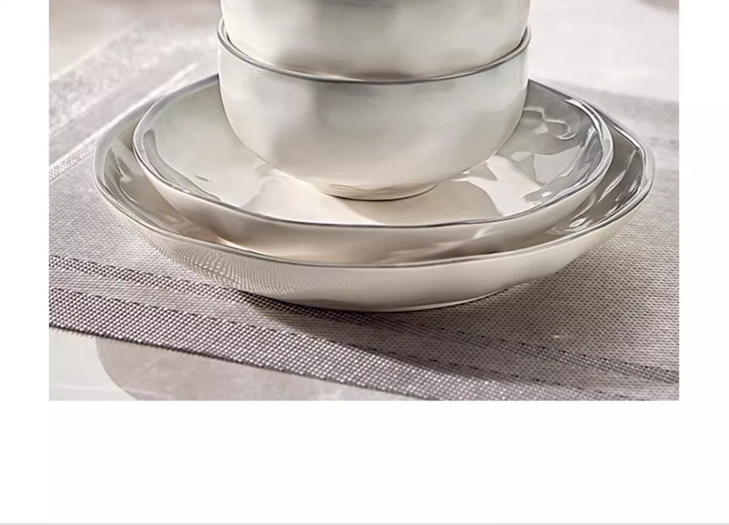 Hechuanwu Bowl And Plate Dinnerware Set, 2026 New Gradient Style, Ceramic Tableware Set for Home Use, Gift Box Packaging, Housewarming Gift, 32 Pieces 4