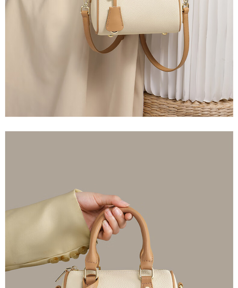 Millies Leather Handbag for Women, Casual Pillow Bag, Light Luxury Tote Crossbody Bag, Practical Birthday And Mother's Day Gift for Mom 6