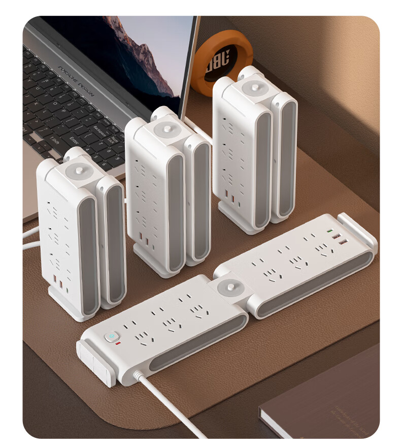 Sushiheermo [One Wireless Charging Layer + Clock] Tri-Color Warm Night Light Floor Socket - 3USB Desktop Charging Station, 0.8 Meter Power Strip, Multi-Functional All-In for Bedroom, Desk And Office 10