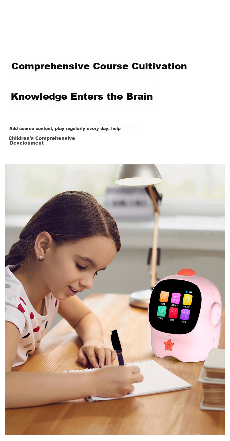 Yajia Smart Alarm Clock, AI Voice Time Management Device, Children's Educational Tool, Student Learning Self-Discipline Manager, Timer 9