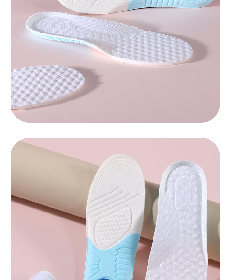 Bonnie Family 3-Pair Kids' Insoles Cuttable Shock Absorbing Comfortable Sweat-Absorbent Breathable Summer Size 30-31 13