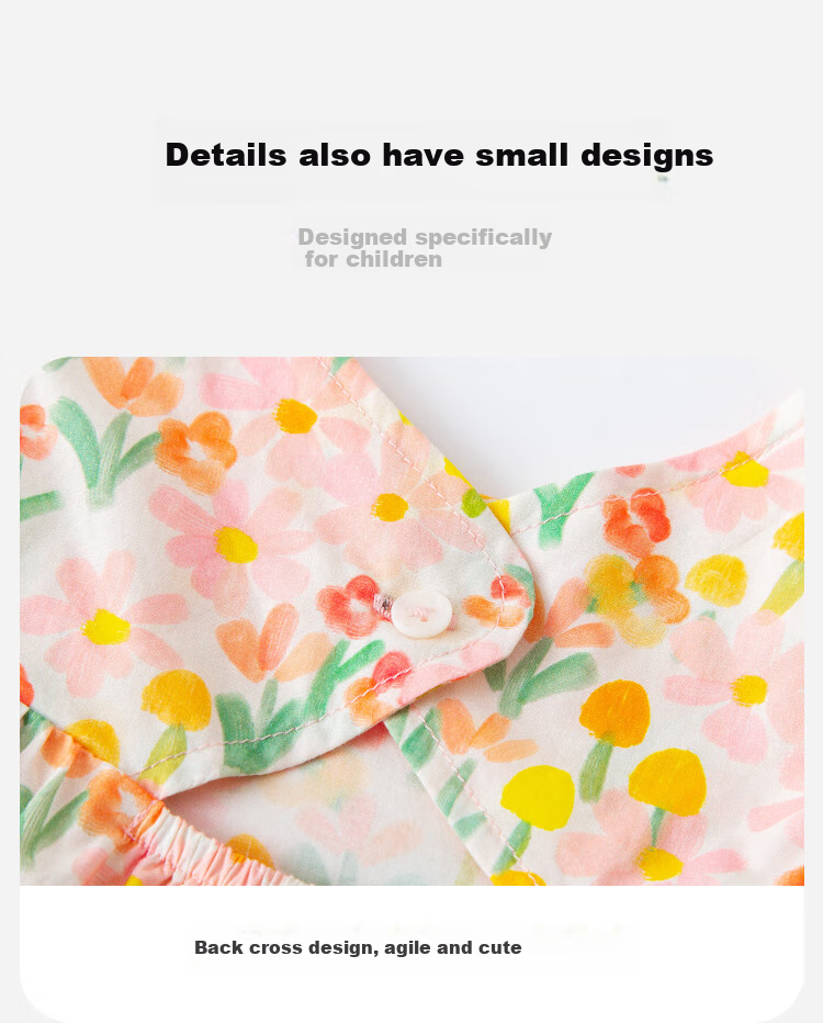 Minibala Girls' Cotton Dress, Baby Clothes, Princess Dress, New Style Skirt 4