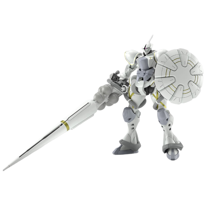BANDAI HG Gundam Cross-Time War Xavier Exclusive Strongman White Porcelain Equipment Model Kit