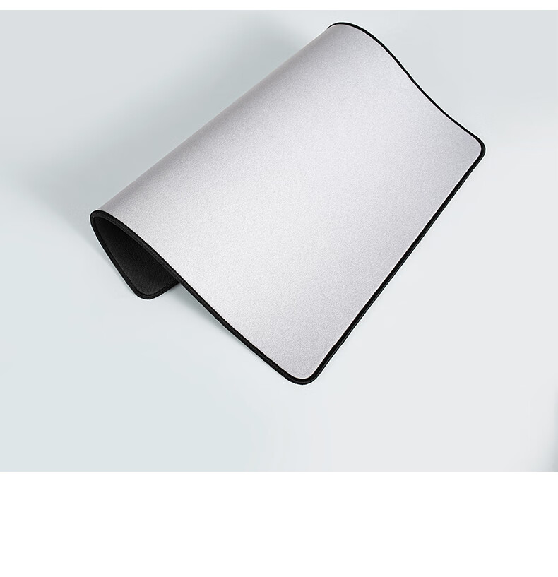Maohe Mouse Pad, Smooth And Fine Surface, Thickened Natural Rubber, Solid Color, Professional Gaming Desk Mat, Black Small Size 3