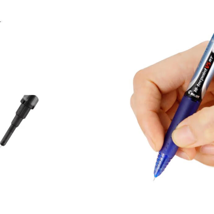 PILOT BXRT-V7 гелевая ручка, черная, 0.7 мм, 1 шт. + 6 стержней