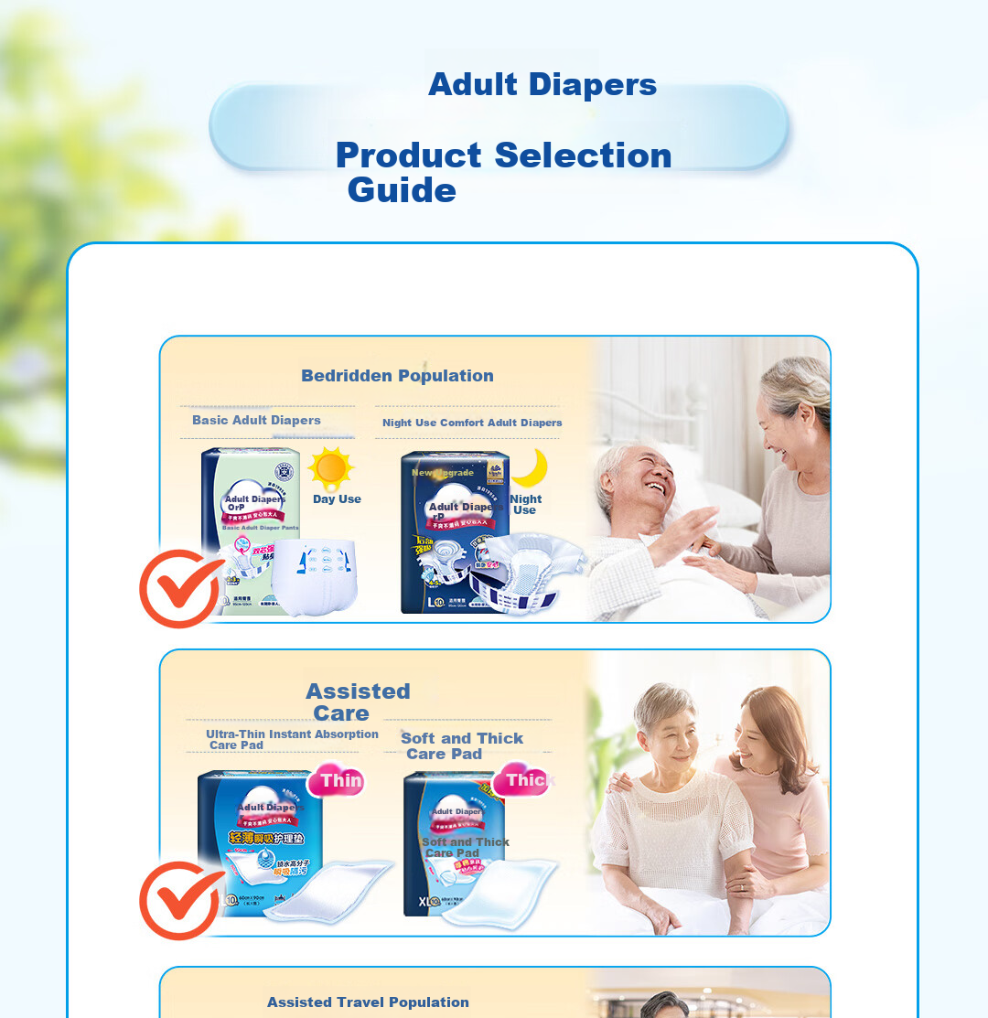 Dr.P Dry And Comfortable Adult Diapers, Basic Type XL, 18 Pieces (Waist: 90-140cm), for Elderly And Postpartum Wome 13