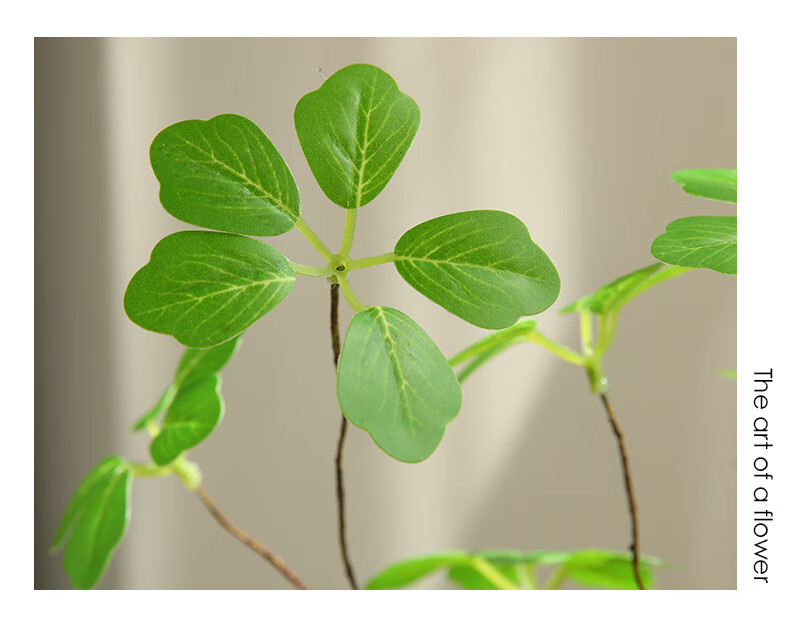 Fanyejia Artificial Green Plant with Realistic Monstera Leaves, Zen-Inspired Artificial Flowers for Indoor Living Room, Entryway Decoration, And Home Decor Ornament 5