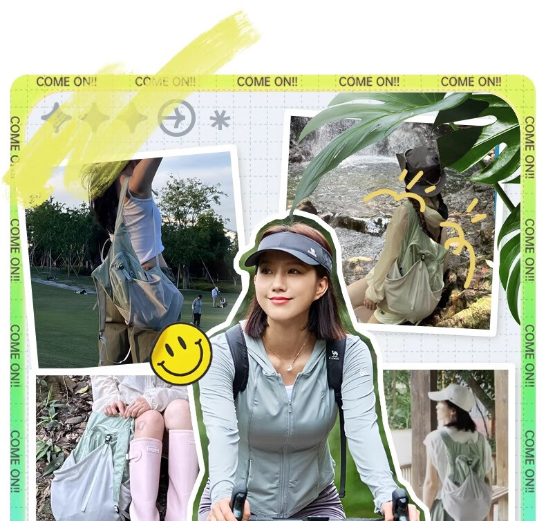 CAMEL Outdoor Sports Backpack Lightweight Foldable Running Skin Bag Unisex Hiking Travel Bag 17
