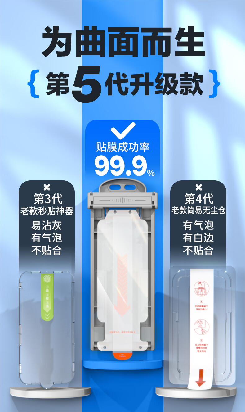 LLUNC Screen Protector for Huawei Pura80/70, Dust-Free Chamber for Pura80/70 Ice Ceramic Film, Full Coverage Ultra-Clear Soft Film, Self-Healing Anti-Fingerprint Scratch-Resistant Phone Screen Protector, 2 Pieces 3