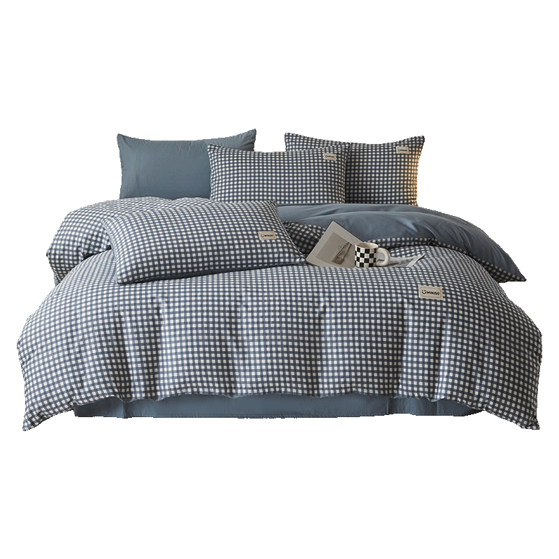 MINISO 100% Pure Cotton Duvet Cover, 220x240cm, All-Cotton Quilt Cover, Single Piece, for Dormitory Or Home Use, Double Size, 2.2m X 2.4m