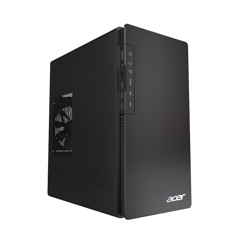 Acer Shadow Knight Desktop PC Office Host (12th Gen Core i5-12400F, 16GB RAM, 512GB SSD + 4TB HDD, 4GB Dedicated Graphics) 24.5-inch