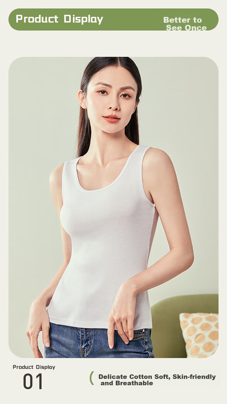 MiiOW Women's Spaghetti Strap Tank Top, Summer Pure Cotton 100%, Sexy Backless Inner Wear, Sleeveless Undershirt, Outerwear, Black 3