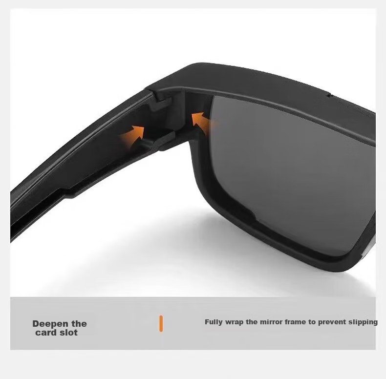 Lianshang Polarized Cycling Sunglasses, Day And Night Use, Unisex, Windproof And Sandproof, Outdoor Running, Photochromic 9